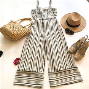 Striped jumpsuit